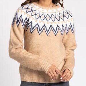 NWT Thread & Supply Claire Fair Isle Sweater Sweater Size Small